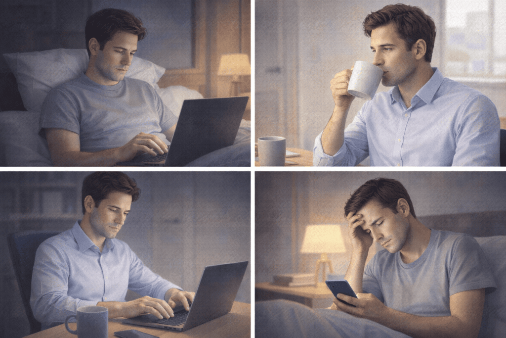 Late-night habits that contribute to sleep deprivation and weight gain