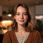 Young woman giving a testimonial after losing 14 lbs with weight-loss support.